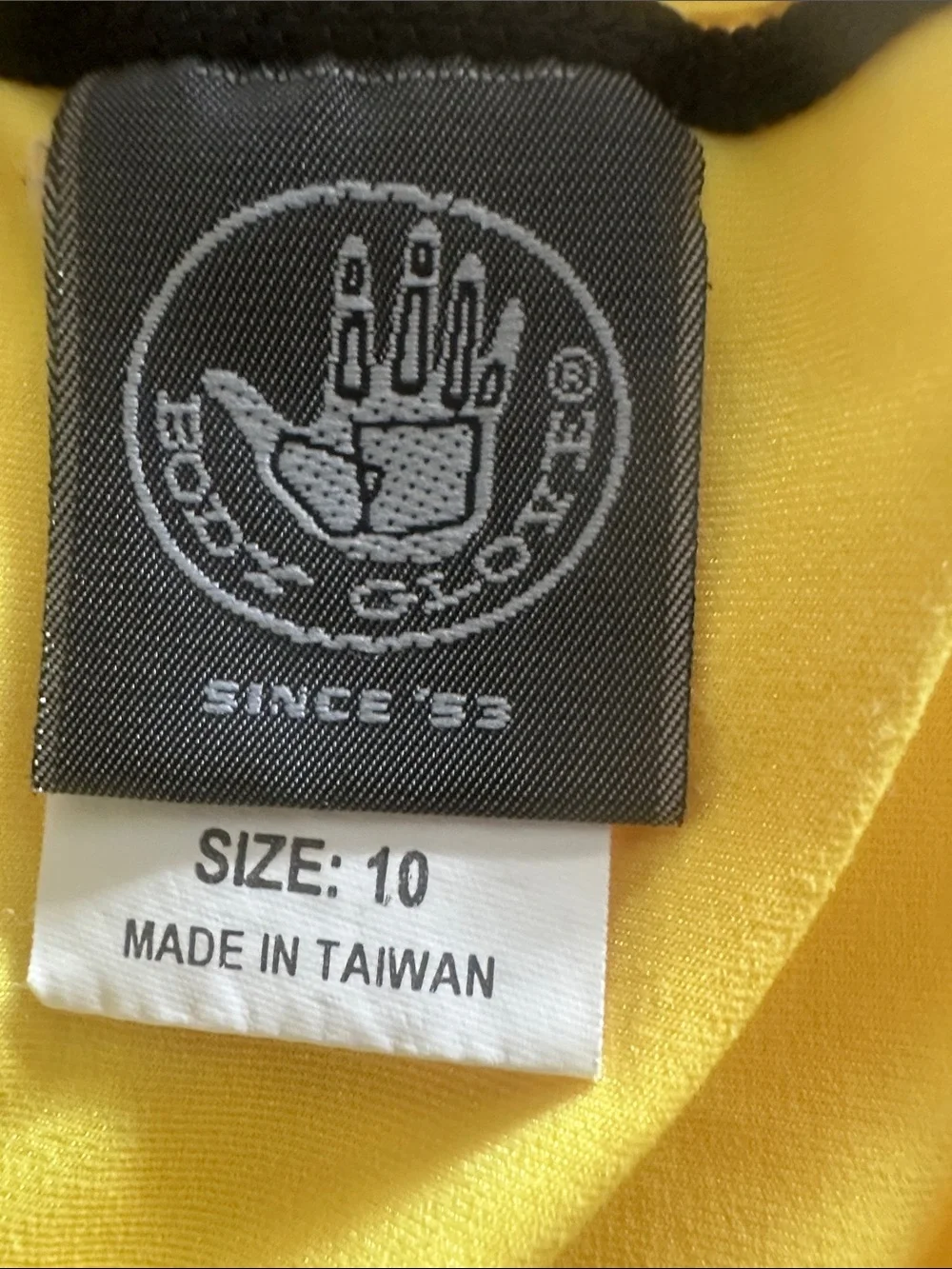 Body Glove Yellow Short-Sleeve Rash Guard with Black Trim